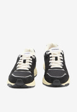 Autry Hyperway Suede and Mesh Sneakers Black HYLM-UM-07