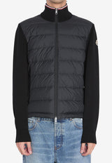 Moncler Down Padded Zip-Up Cardigan Black K20919B00003-M1367-999