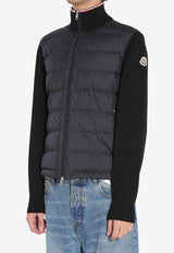 Moncler Down Padded Zip-Up Cardigan Black K20919B00003-M1367-999