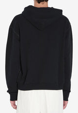 Valentino Chez Logo Vintage Hooded Sweatshirt Black 7V3MF29M-B1M-9RA