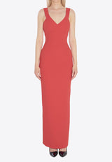 Solace London Nalani Sleeveless Maxi Dress Red OS44044--RED
