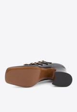 Chloé Janis 80 Calf Leather Pumps Black CHC25A11COL--001