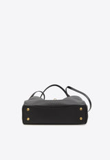 Balenciaga Medium Rodeo Leather Tote Bag Black 789772-2AA4V-1000