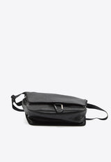 Balenciaga Explorer Leather Messenger Bag Black 834827-1VG7X-1090