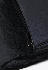 Balenciaga Explorer Leather Messenger Bag Black 834827-1VG7X-1090