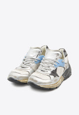 Golden Goose DB Dad-Star Laminated Leather Sneakers Silver GMF00884-F007463-70287