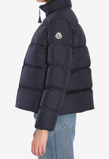 Moncler Mauzun High-Neck Puffer Jacket Blue K20931A00001-597YW-778