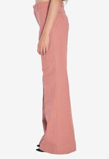 Chloé High-Rise Flared Pants Pink CH25APA06365--6L7