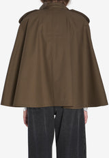 Burberry Button-Up Cape Green 8113209--C1764