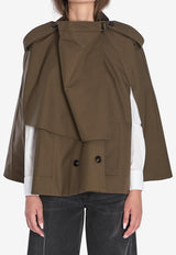 Burberry Button-Up Cape Green 8113209--C1764