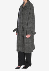 Balenciaga One Layer Raglan Wool Coat Black 838934-TSU20-1269