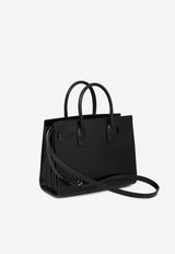 Saint Laurent Baby Sac De Jour Calf Leather Tote Bag Black 421863-02G9W-1000