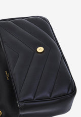 Saint Laurent Small Lou Lou Quilted Leather Crossbody Bag Black 801437-AAEAX-1000