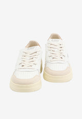Autry Medalist Leather Low-Top Sneakers White AULM-LS-02