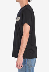 Moncler Double Logo Patches T-shirt Black K20918C00035-8390Y-999
