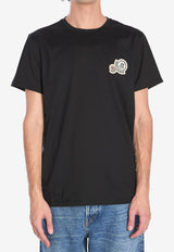 Moncler Double Logo Patches T-shirt Black K20918C00035-8390Y-999