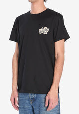 Moncler Double Logo Patches T-shirt Black K20918C00035-8390Y-999