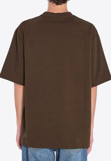 Gucci Logo Web Print T-shirt Brown 798115-XJHDG-2240