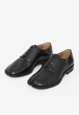 Maison Margiela Tabi Brushed Leather Lace-Up Shoes Black S97WQ0052-P3827-H8396