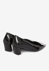 Roger Vivier Belle Vivier 45 Patent Leather Pumps Black RVW00600920-D1P-B999