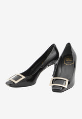 Roger Vivier Trompette 70 Patent Leather Pumps Black RVW40015280-D1P-B999