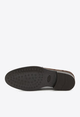 Tod's Suede Leather Penny Loafers Brown XXM0ZF0Q920-RE0-S800