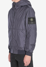 Stone Island Crinkle Reps Nylon Windbreaker Jacket Blue K2S154100013-S0A23-V0026