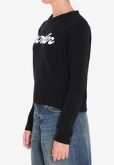 Moncler Embroidered Logo Wool-Blend Sweater Black K20939C00004-M4281-999