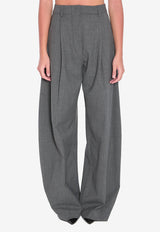 TheLatest Billie Wide-Leg Pants Gray 3111W0206-ABTP-T0445