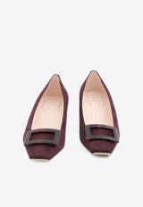 Roger Vivier Belle Vivier 45 Suede Pumps Bordeaux RVW00639540-HR0-R822