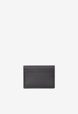 Saint Laurent Small Cassandre Leather Cardholder Black 607603-1JB0E-1000
