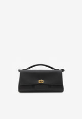 Balenciaga Small Bel Air Leather Clutch Black 834943-2ABAV-1000