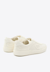 Gucci G75 Perforated Leather Low-Top Sneakers White 795430-AAEFI-9110