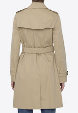 Burberry Heritage Kensington Trench Coat Beige 8079411--A1366