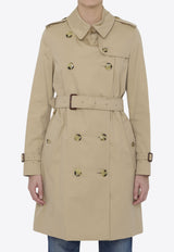Burberry Heritage Kensington Trench Coat Beige 8079411--A1366