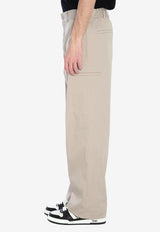 Fendi Straight Cargo Pants Beige FB1033-AU62-F0GQK
