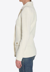 Gucci Buttoned Monogram Cardigan White 819372-XKEOP-9055