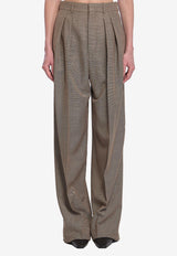 Saint Laurent Tailored Straight-Leg Pants Beige 824389-Y1I25-1506