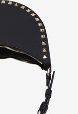 Valentino Mini Rockstud Hobo Bag Black 7W2P0AI7-VSH-0NO