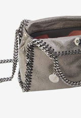 Stella McCartney Micro Falabella Logo Charm Tote Bag Gray 391698-WP0609-1113