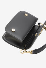 Dolce & Gabbana 3.5 DG Logo Leather Top Handle Bag Black BB7603-AW576-80999