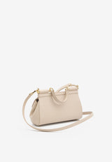 Dolce & Gabbana Large Sicily Leather Top Handle Bag Pink BB7652-B1001-80414