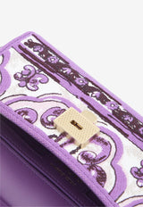 Dolce & Gabbana Small Sicily Majolica Top Handle Bag Purple BB7116-BW050-I03TN