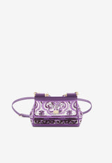 Dolce & Gabbana Small Sicily Majolica Top Handle Bag Purple BB7116-BW050-I03TN