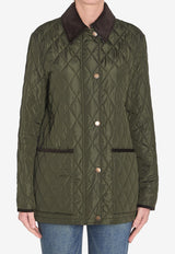 Burberry Quilted Country Jacket Green 8113591--C2491