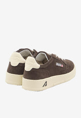 Autry Medalist Suede Low-Top Sneakers Brown AULM-UH-08