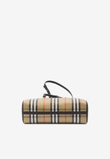 Burberry Highlands Vintage Check Bowling Handbag Beige 8112343--B9368