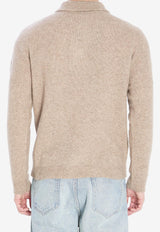 Roberto Collina Essential Long-Sleeved Polo T-shirt Beige 253M32004--M3203