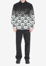 Casablanca Geometric Jacquard Gradient Overshirt Black MPF25JK37401--WHITE