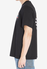 Casablanca Casa Way Mountain T-shirt Black MPF25JTS00109--BLACK